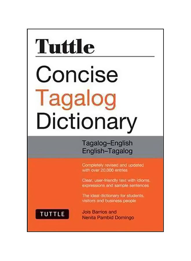 null - Tuttle Concise Tagalog Dictionary: Tagalog-English English-Tagalog Paperback English by Joi Barrios - 9/26/2017 - Image 1