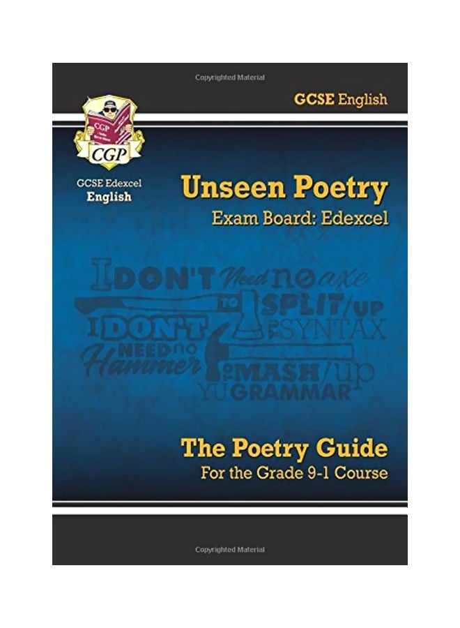 Unseen Poetry: The Poetry Guide For The Grade 9-1 Course Paperback English by CGP Books - 5/31/2018 