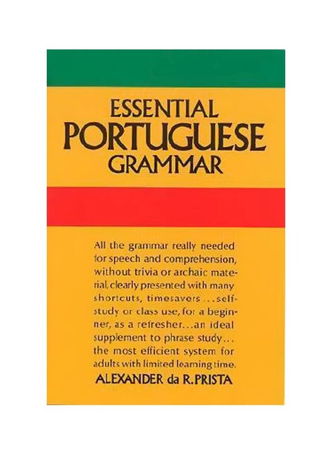 Essential Portuguese Grammar Paperback English by Alexander Da R Prista - 6/1/1967