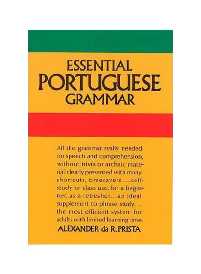 Essential Portuguese Grammar Paperback English by Alexander Da R Prista - 6/1/1967