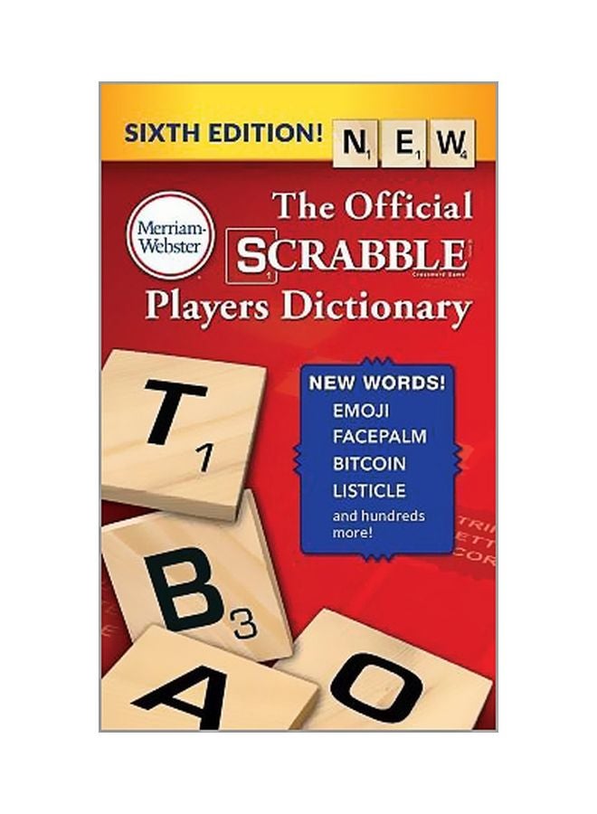 The Official Scrabble Players Dictionary Paperback English by Merriam-Webster - 9/1/2018 