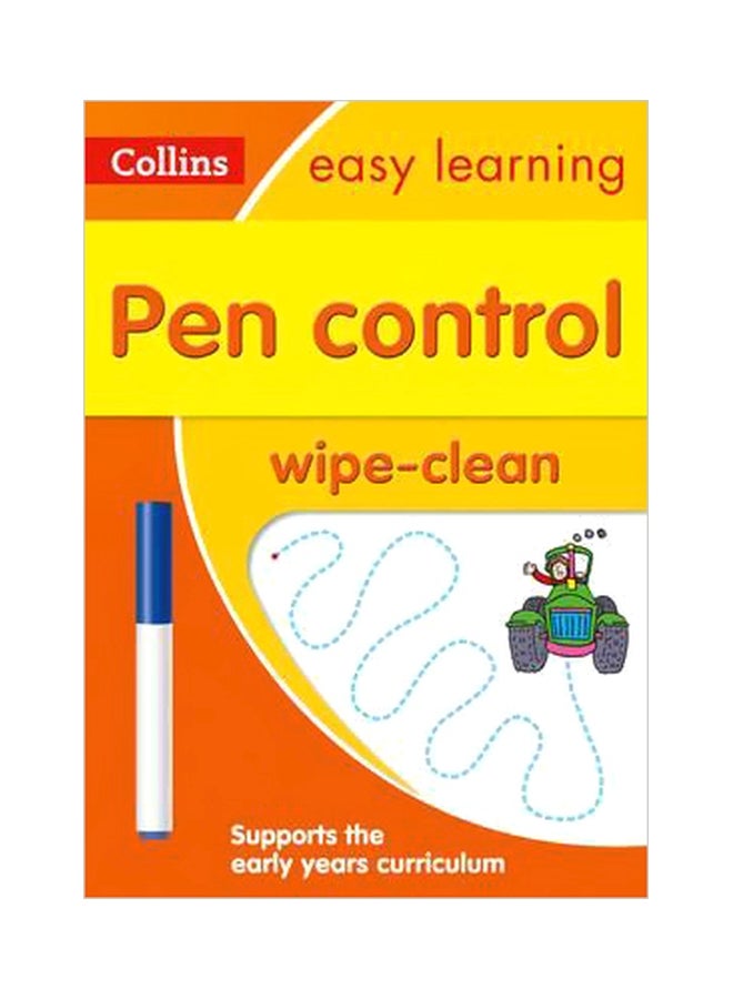 Pen Control Age Wipe Clean Paperback English by Collins Easy Learning - 6/1/2017