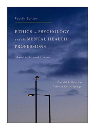 Ethics In Psychology And The Mental Health Professions hardcover english - 28-Jan-2016 - v1561202555/N26901281A_1
