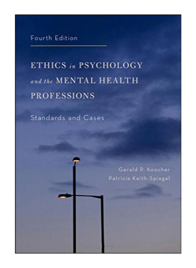 Ethics In Psychology And The Mental Health Professions hardcover english - 28-Jan-2016