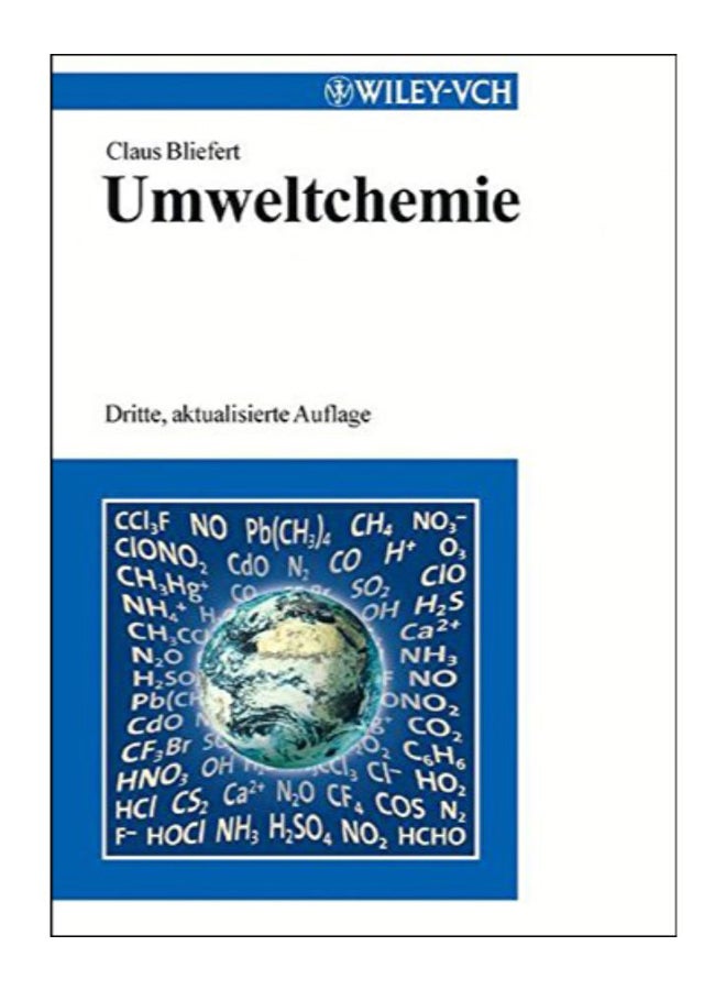 Umweltchemie paperback german - 16-Nov-2010