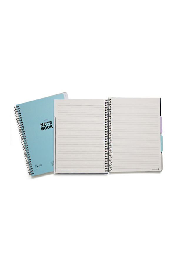 B5 Spiral Bound Notebook Multicolour