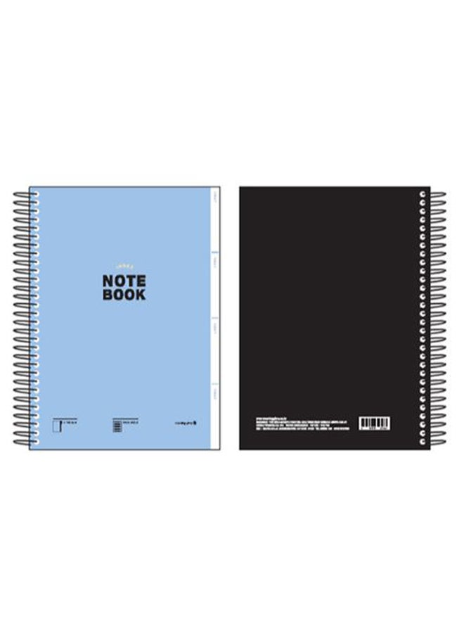 B5 Spiral Bound Notebook Multicolour