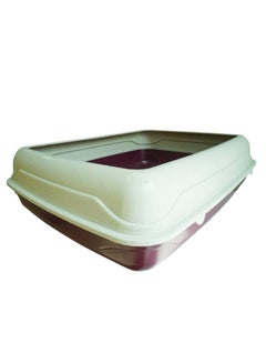 Thunder Paws Sunny Cat Litter Tray White/Purple 