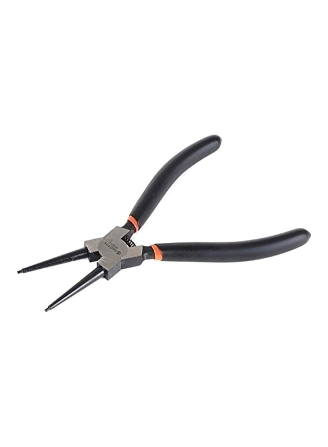 Straight Interior Circlip Pliers Black/Silver 7inch