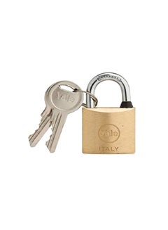 Yale Short Padlock Gold 