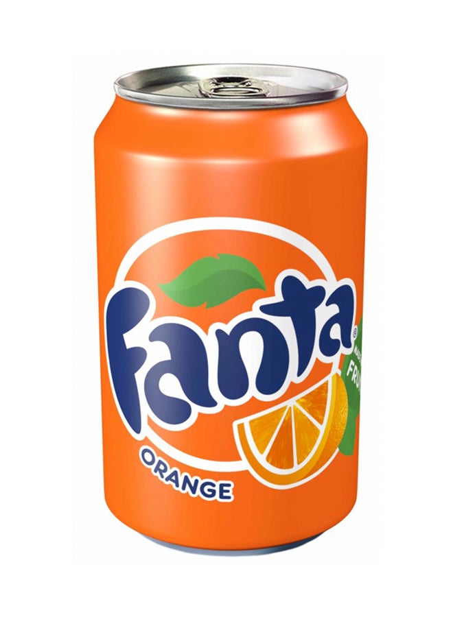 فانتا علب مشروبات غازية برتقالي 330ملليلتر عبوة من 24 قطعة - Image 2