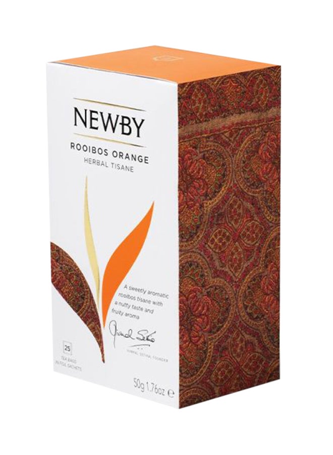 NEWBY - Rooibos Orange Classic Herbal Tisane Bags 50grams - Image 1