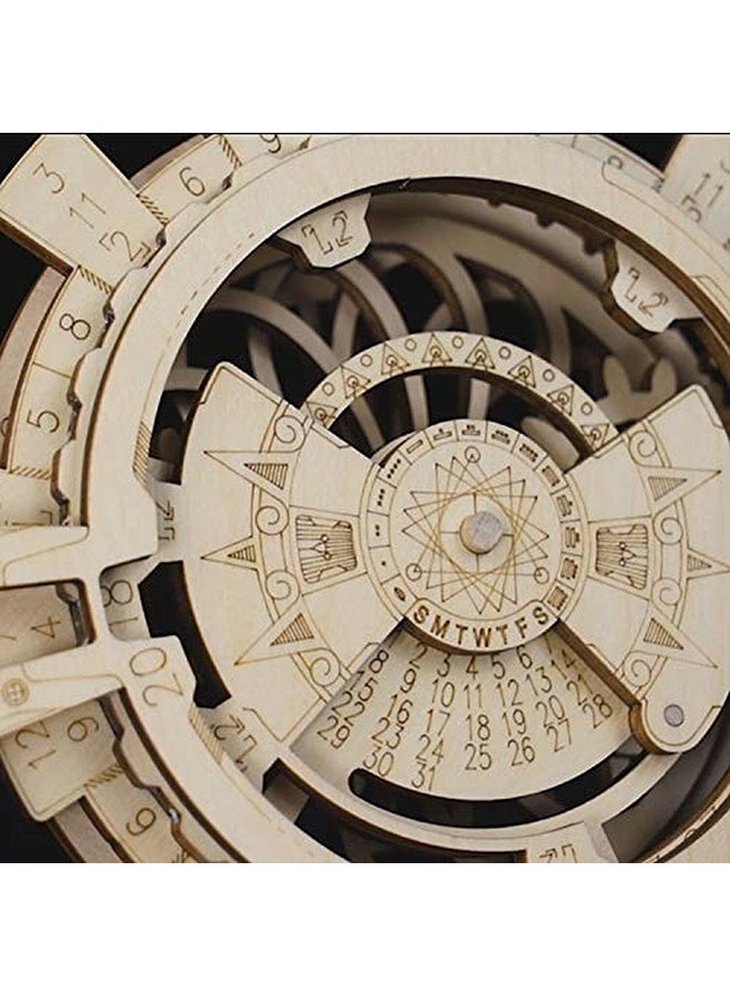 Robotime Mechanical Gears 3D Perpetual Calendar Wood Puzzle  - Image 4