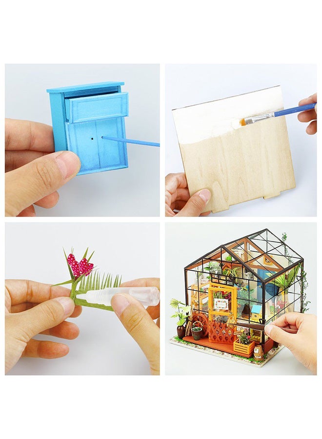 Robotime Miniature House And Furniture Dollhouse Set 19.5x17.5x17.5cm  - Image 4