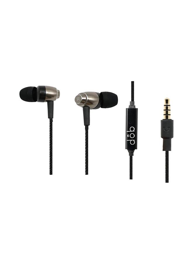 Dob - Inear Earphone Black - Image 1