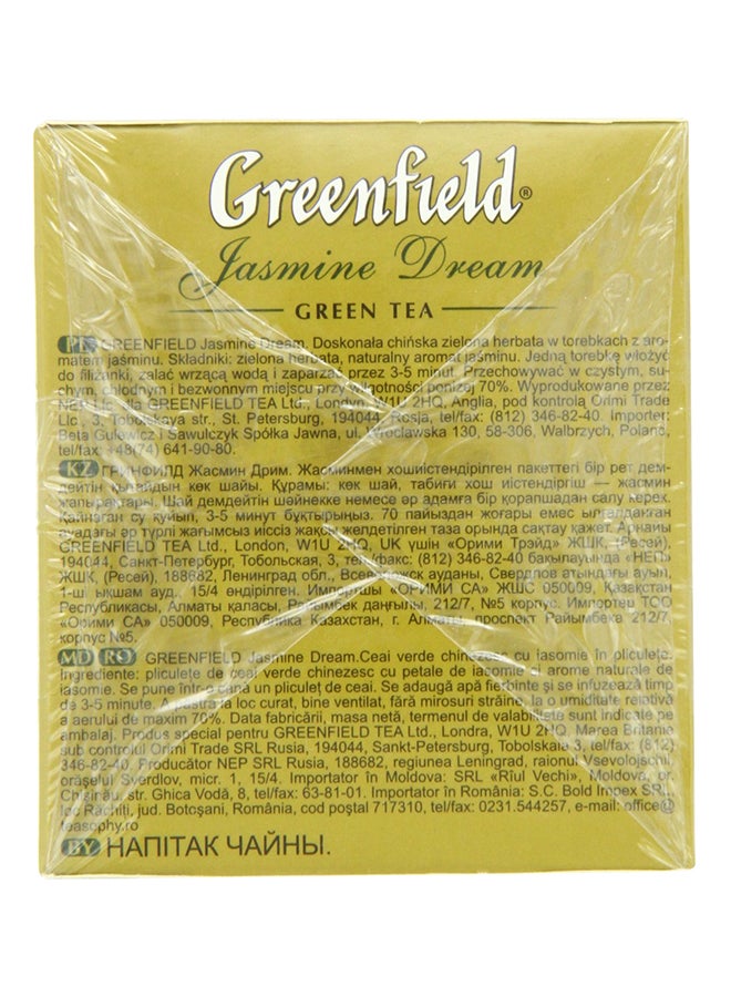 Greenfield JASMINE DREAM Green Tea 2grams Pack of 25 - Image 5
