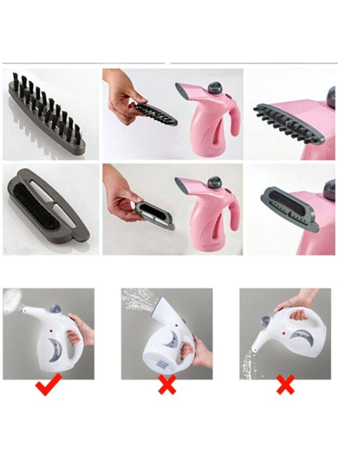 Generic 2-In-1 Mini Portable Garment Facial Ironing Steamer 0.2 L 800 W PUK5212 Pink  - Image 3