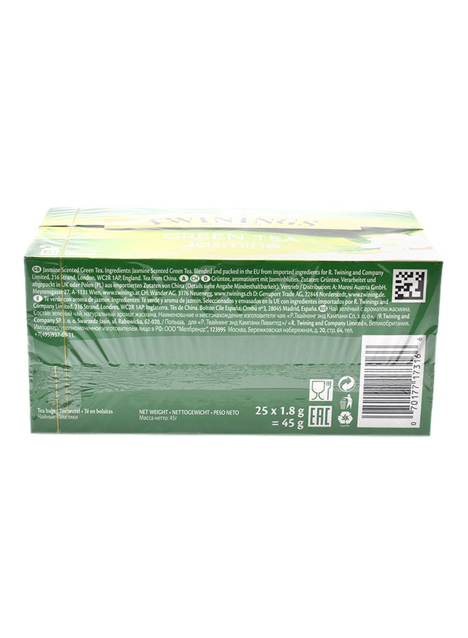 Twinings - Jasmine Green Tea 25 Bags 1.8grams - Image 1