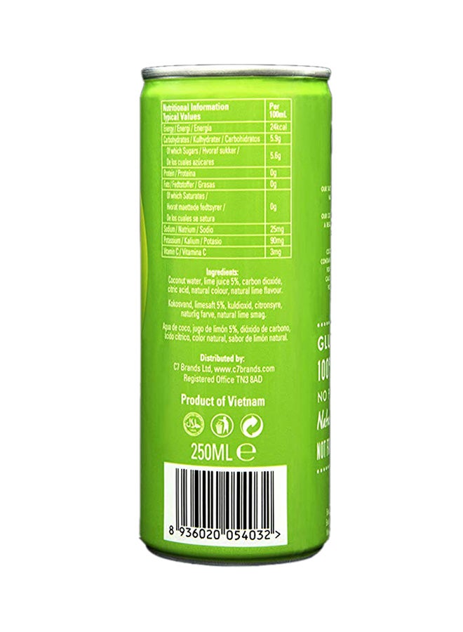 C7 Brands - Coco Fuzion Sparkling Lime Coconut Water 250ml - Image 1