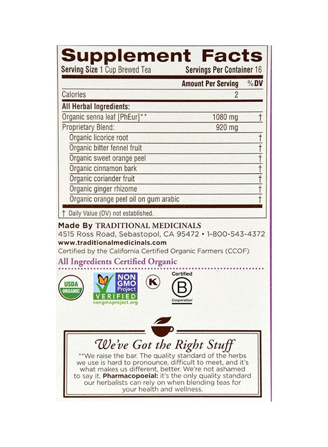 Traditional Medicinals Organic Smooth Move Peppermint Tea Peppermint 32grams Pack of 16 - Image 2