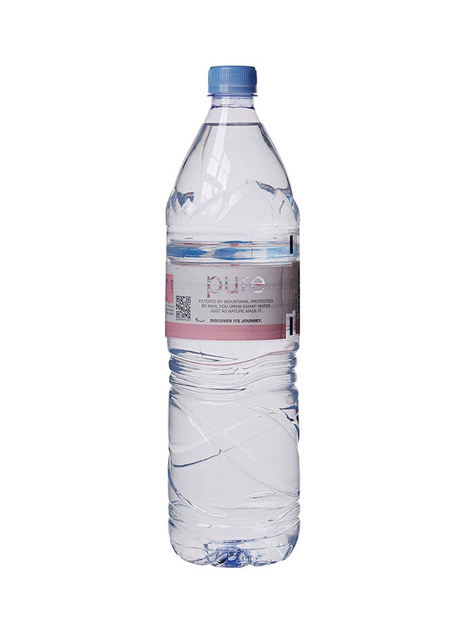 Evian - Natural Mineral Water 1.25Liters Pack of 6 - Image 1