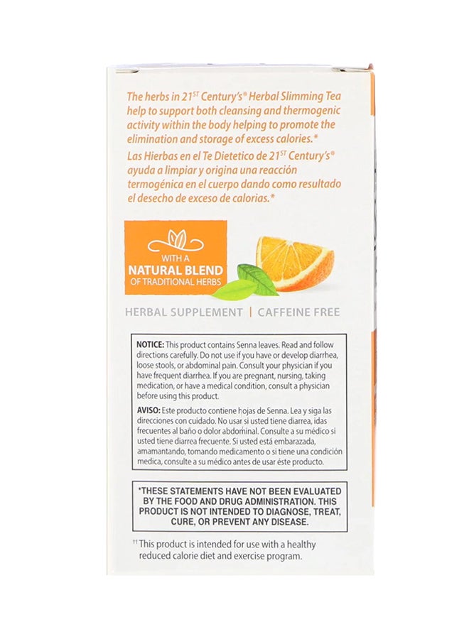 21st CENTURY Orange Spice Herbal Slimming Tea Pack of 24  - Image 2