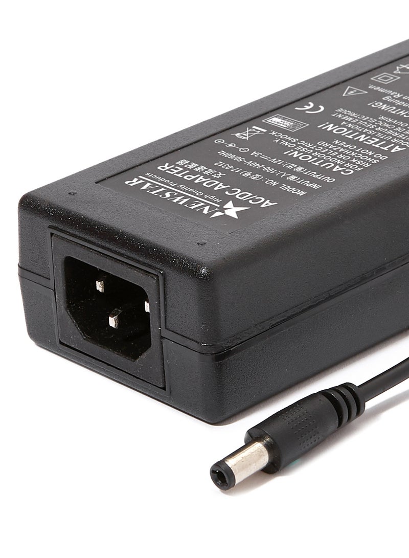 نيوستار محول تيار متردد/ تيار مستمر للكمبيوتر المكتبي 3A مع كابل أسود - Image 2