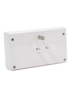 NEWSTAR 3 Plug Extension Socket Adapter White  - Image 2