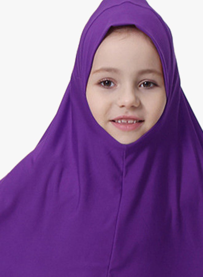 عباية بأكمام طويلة أرجواني - Image 3