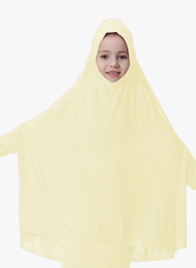 عباية بأكمام طويلة أبيض  - Image 2