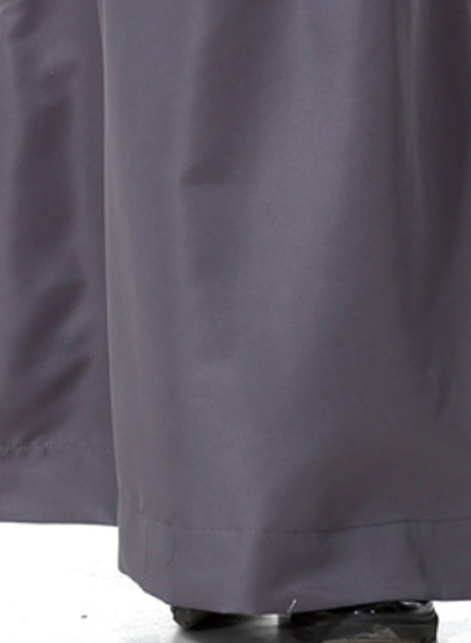 Long Sleeve Abaya Grey  - Image 2