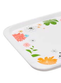 HVR Begonia Rectangle Tray White 32x26cm  - Image 3