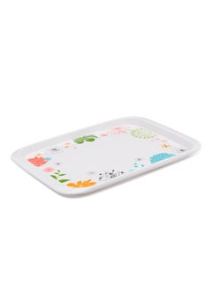 HVR Begonia Rectangle Tray White 32x26cm  - Image 2