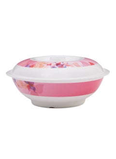 HVR Autumn Casserole With Cover Pink/White 800ml  - Image 1