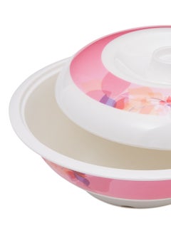 HVR Autumn Casserole With Cover Pink/White 800ml  - Image 3