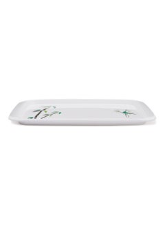 HVR Bamboo Rectangle Tray White 45x32cm  - Image 1