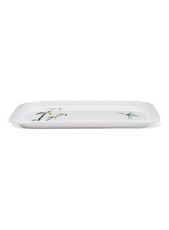 HVR Bamboo Rectangle Tray White 36x26cm  - Image 1