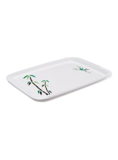 HVR Bamboo Rectangle Tray White 45x32cm  - Image 2