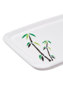 HVR Bamboo Rectangle Tray White 36x26cm  - Image 3