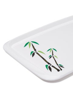 HVR Bamboo Rectangle Tray White 45x32cm  - Image 3