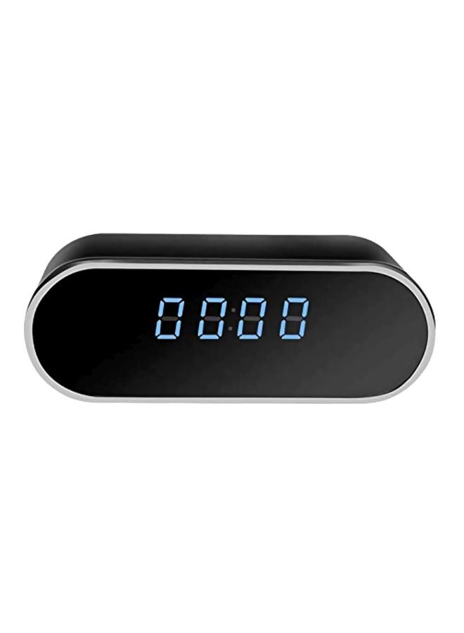 Generic - Table Clock HD WiFi Surveillance Camera Black - Image 1