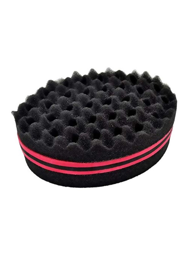 فرشاة شعر للحلاق بوجهين أسود - Image 1