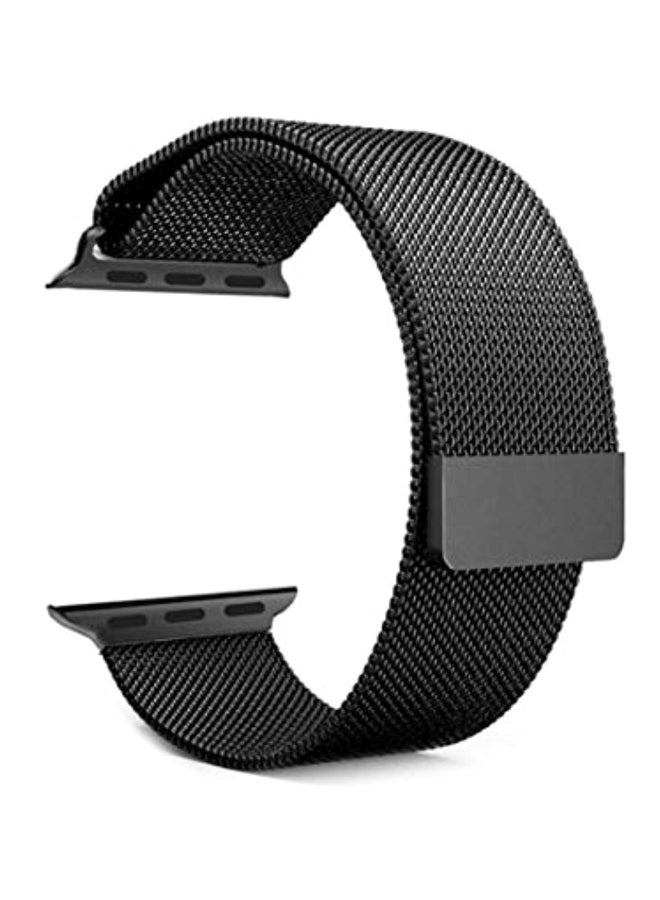 Replacement Strap For Apple Watch Series 4 44mm Black - Image 2