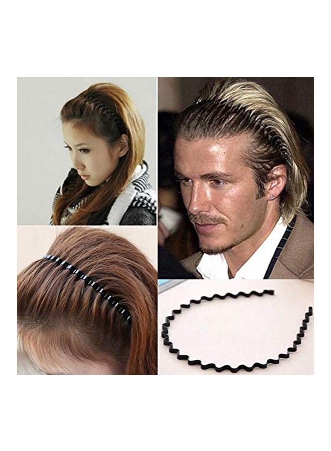 Metal Comb Headband Black - Image 3