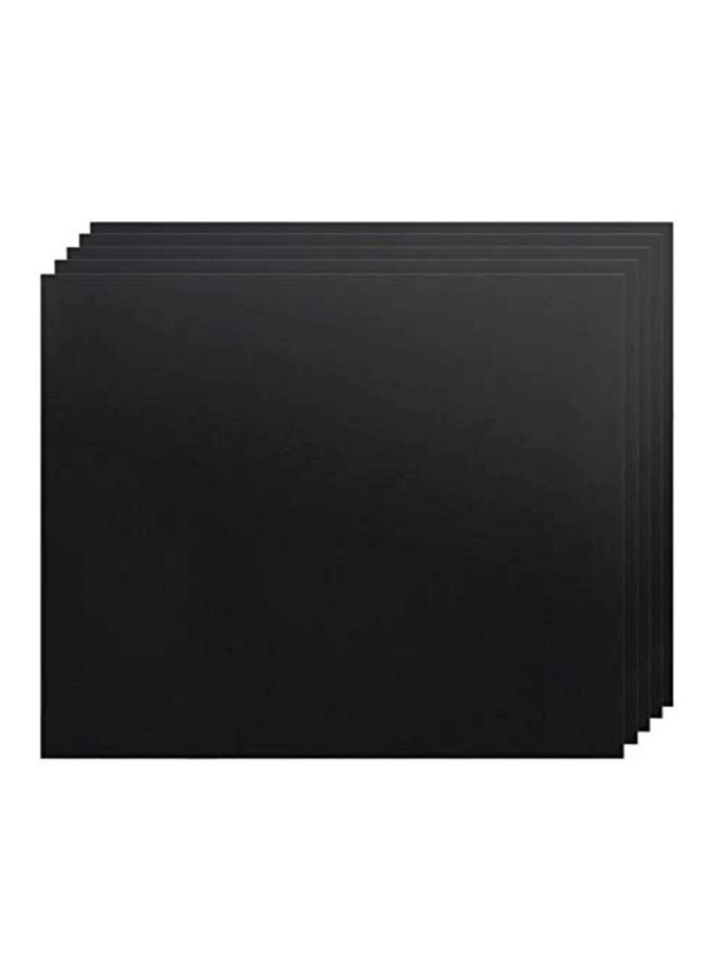 لوح شواء قابل لإعادة الاستخدام مكون من 5 قطع أسود 40x33x0.2سم  - Image 5