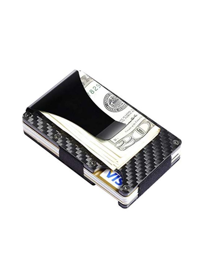 Carbon Fiber Metal Card Case Black/Grey  - Image 4