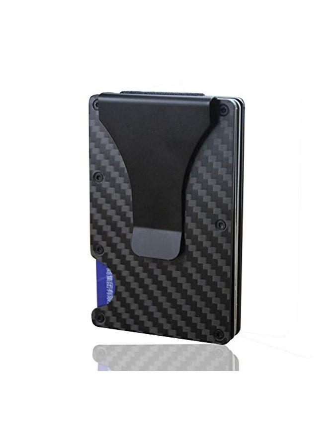 Carbon Fiber Metal Card Case Black/Grey  - Image 5
