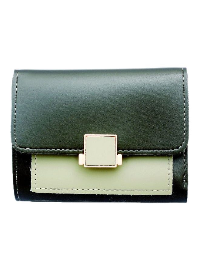 Y&D - PU Leather Wallet Dark Green - Image 1