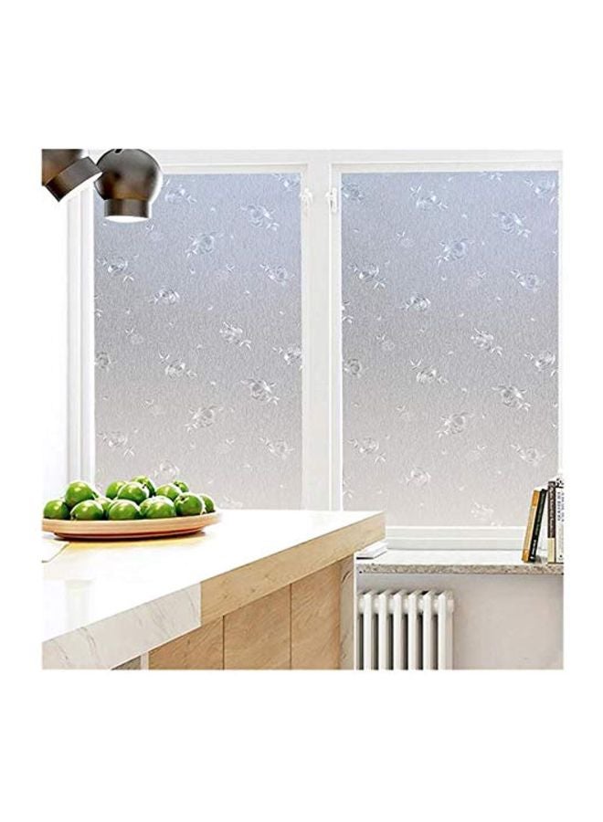 Generic - Waterproof PVC Frosted Glass Window Privacy Film Sticker Clear 45x200cm - Image 1