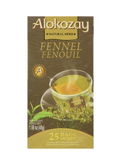 Alokozay Fennel Herbal Tea, 25 Bags 45grams  - Image 2